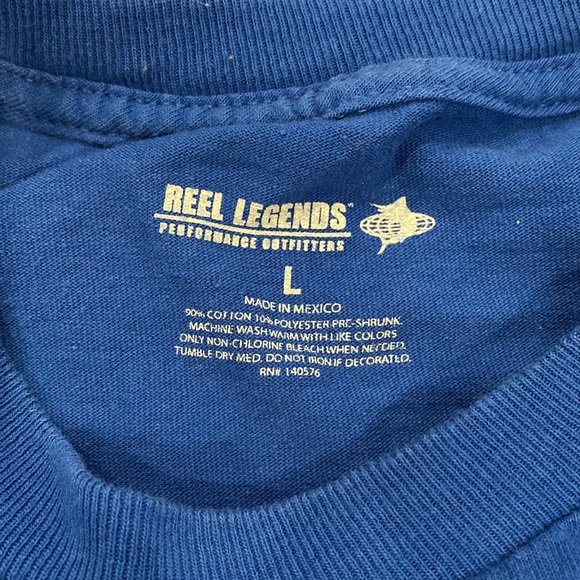 Reel Legends Size L Boys Tee - Picture 3 of 3